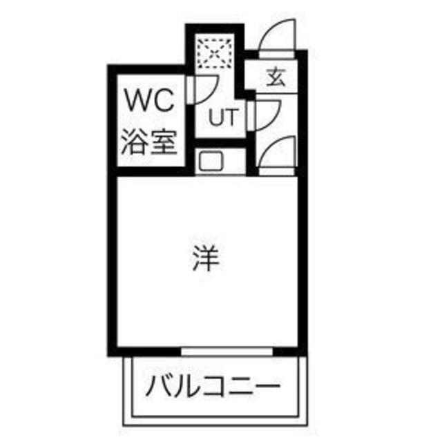 プレアール櫛屋町(1K/5階)の間取り写真