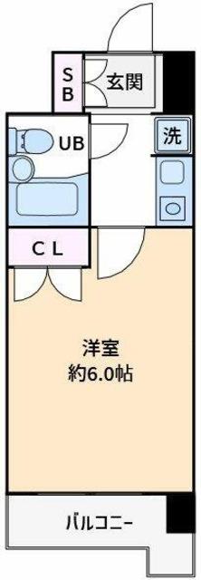 ドルチェ目白台 (1K/3階)の間取り写真
