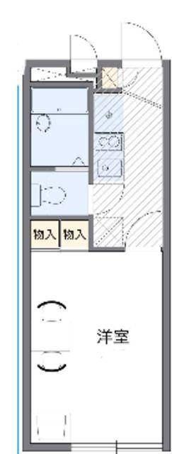 レオパレス大貫(1K/2階)の間取り写真