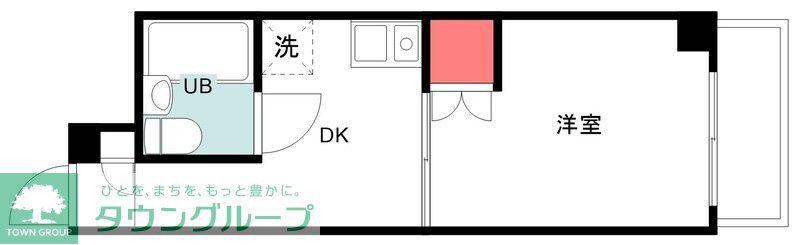 日神パレス狭山(1DK/2階)の間取り写真
