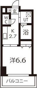 FIELD VILLAGE SASASHIMA(1K/7階)の間取り写真