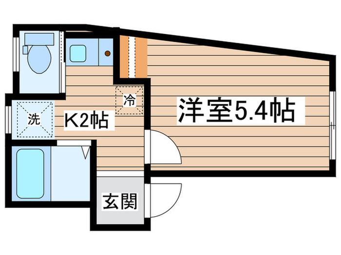 サンアリーナ墨田(1K/3階)の間取り写真