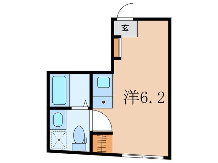 HJ PLACE MEGURO(ワンルーム/3階)の間取り写真