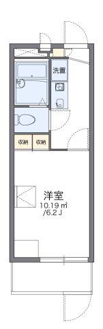レオパレス明光(1K/1階)の間取り写真