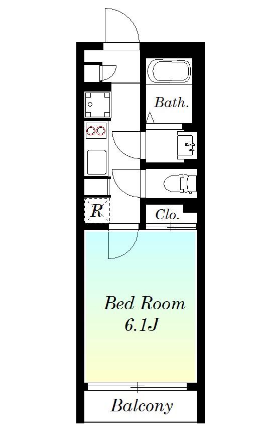 クレイノRETREAT36(1K/1階)の間取り写真