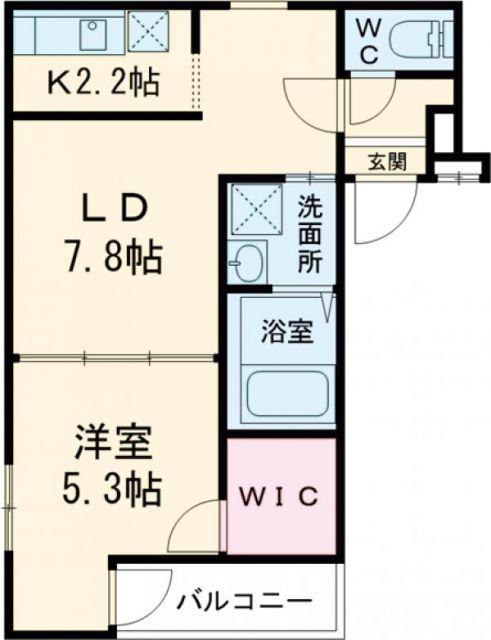 フジパレス堺北庄町(1LDK/3階)の間取り写真