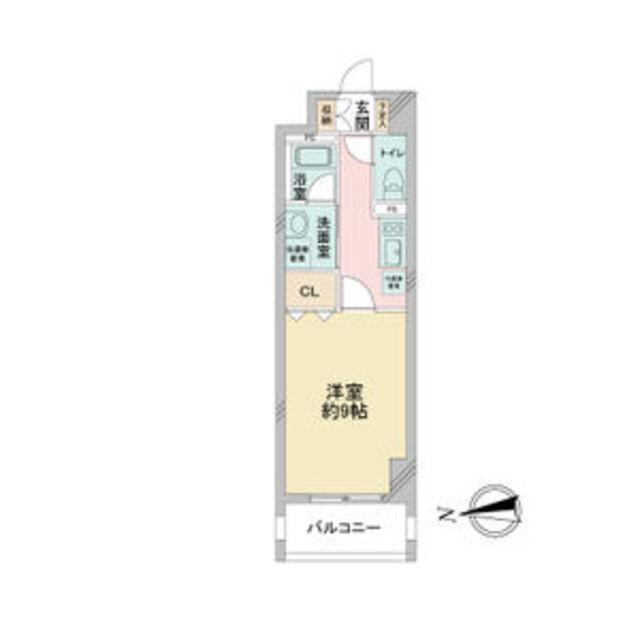 レジディア東桜(1K/4階)の間取り写真