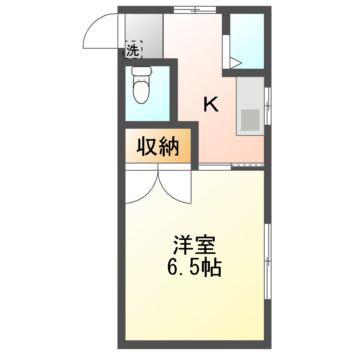 パティオ・レオン(1K/1階)の間取り写真