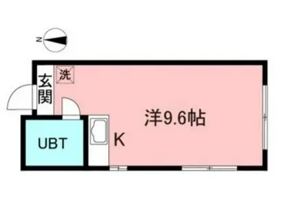 アサミハウス第3(ワンルーム/3階)の間取り写真