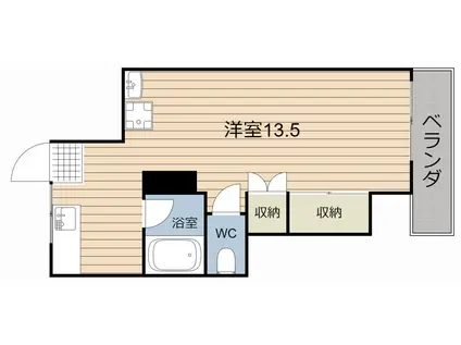 村永マンション(ワンルーム/3階)の間取り写真