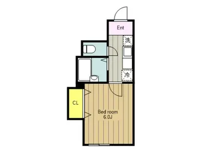 ラ・カンパネラ中央林間(1K/3階)の間取り写真