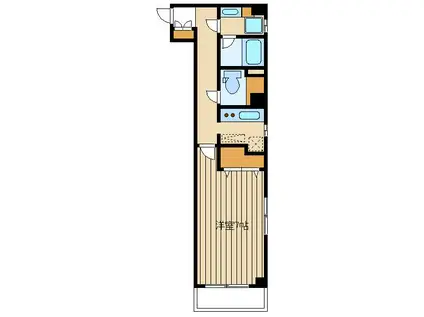 ラヴィル江古田(1K/1階)の間取り写真