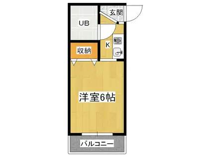 VIP大宅(ワンルーム/1階)の間取り写真