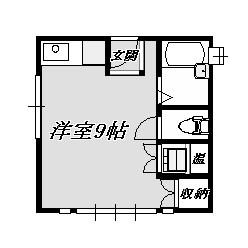 メイセイビル(ワンルーム/3階)の間取り写真