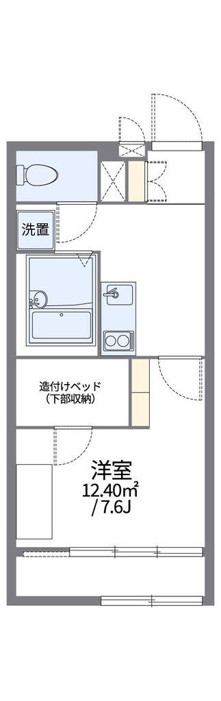 レオパレスユートピア白岡(1K/2階)の間取り写真