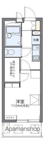 レオパレス片倉大丸(1K/3階)の間取り写真