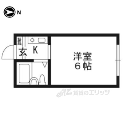 MAISON PROMINENCE(1K/2階)の間取り写真