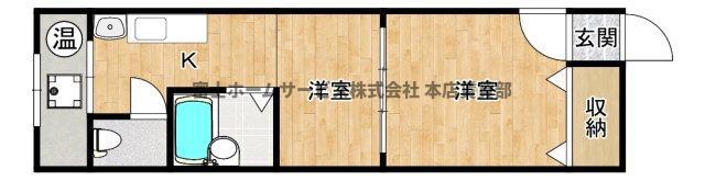ニューサンシャイン(1K/10階)の間取り写真