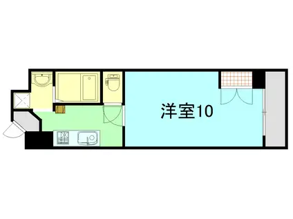 BOND D(1K/10階)の間取り写真
