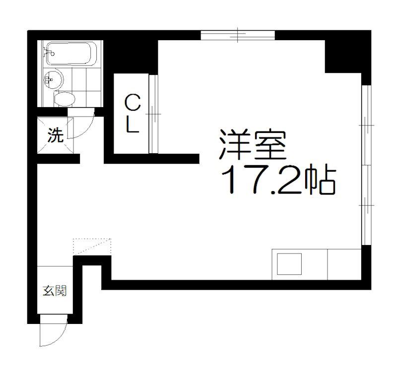 ヴィラ フォレスタ(1LDK/7階)の間取り写真