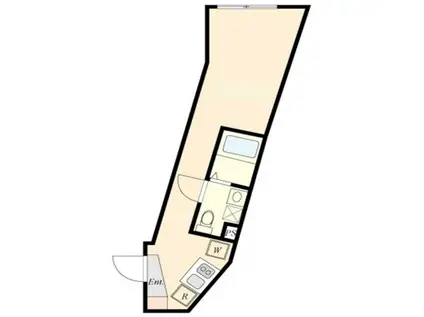 PREMIERE三軒茶屋(ワンルーム/3階)の間取り写真