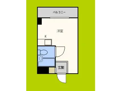 ラパンジール松屋町(ワンルーム/2階)の間取り写真