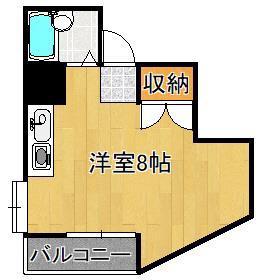 パノラマプラザ(ワンルーム/3階)の間取り写真