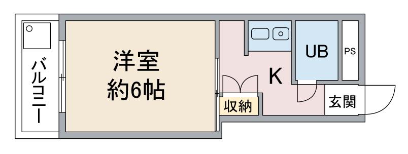 コーポ長谷川(1K/3階)の間取り写真