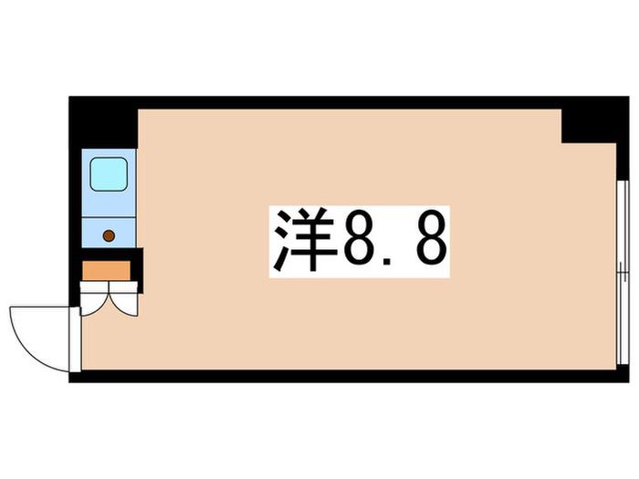 ビッグオフィスプラザ池袋(ワンルーム/5階)の間取り写真