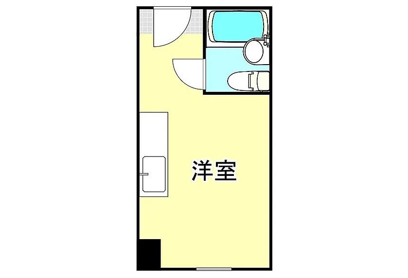 セントラル瀬戸内マンション(ワンルーム/2階)の間取り写真