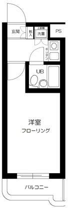 日神パレス永福町(1K/3階)の間取り写真