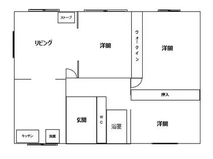 豊岡4.8ハイツ(3LDK/2階)の間取り写真