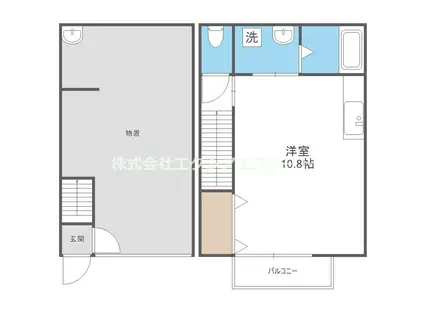 GAZZELE STYLE 西住之江(ワンルーム/1階)の間取り写真