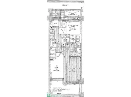 ファミールスクエア中野坂上(1SLDK/1階)の間取り写真