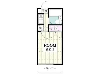 センチュリーコート(1K/2階)の間取り写真