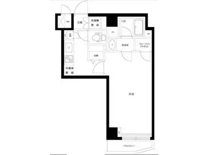 ルーブル明大前(1K/3階)の間取り写真