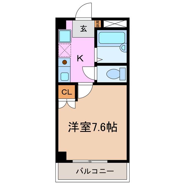 第2小島ビル(1K/2階)の間取り写真