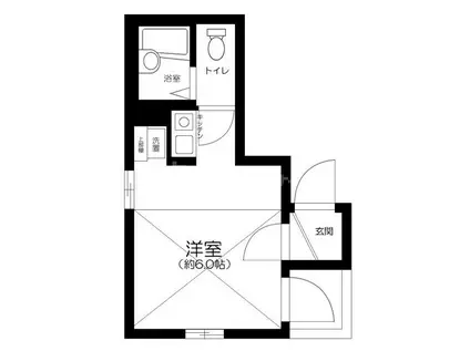GRANDE扇大橋(ワンルーム/3階)の間取り写真