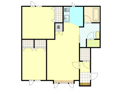 ポラリス2(2LDK/2階)の間取り写真