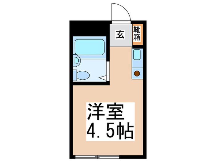 グレースヒル川和台(ワンルーム/1階)の間取り写真