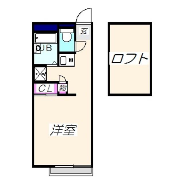 レオパレス中百舌鳥(1K/3階)の間取り写真
