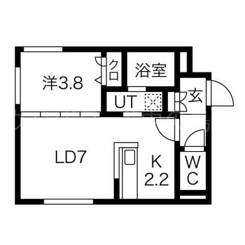 PRECIOUS HONGO(1LDK/2階)の間取り写真