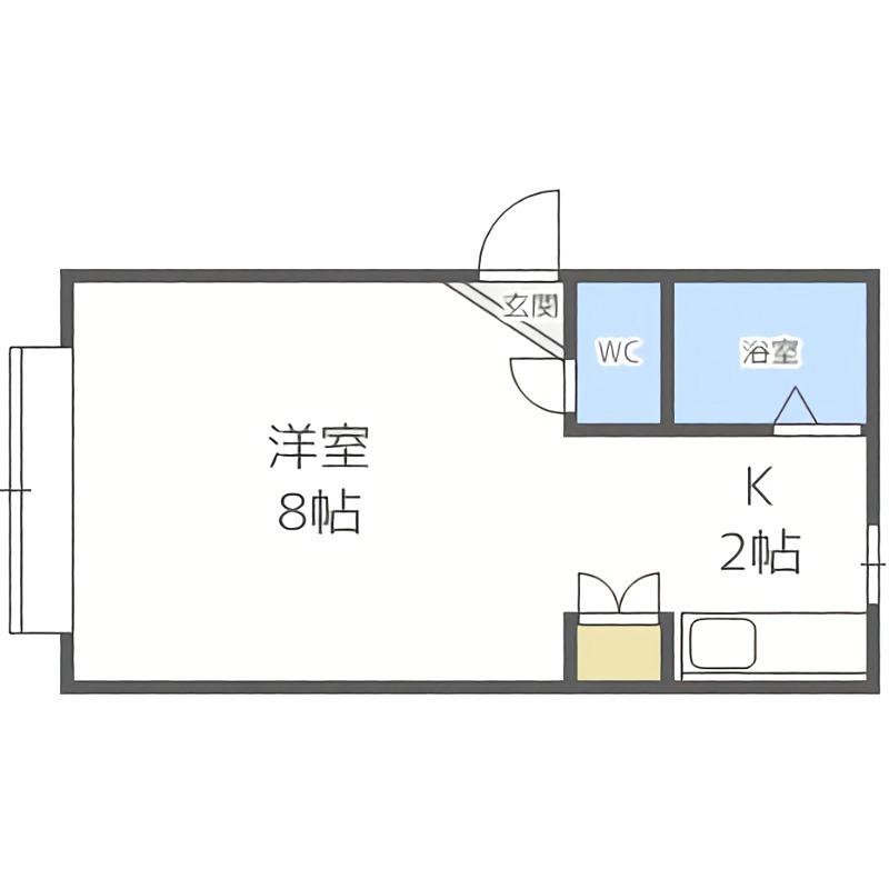 スパシエルクスIII番館(1K/3階)の間取り写真