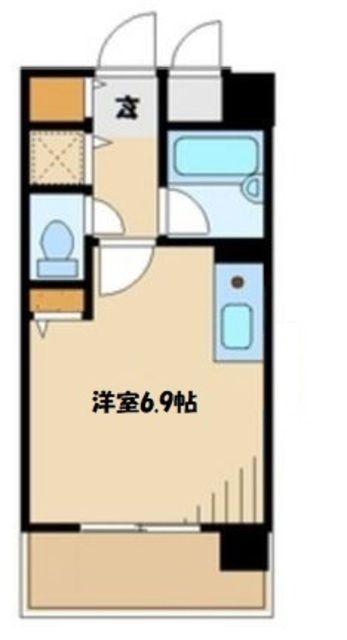 MSM町田(ワンルーム/4階)の間取り写真
