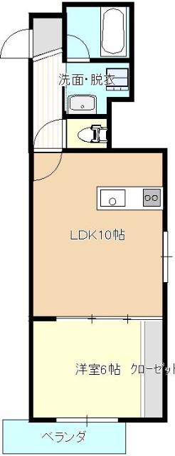 カエテクBLD(1LDK/3階)の間取り写真