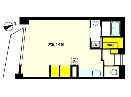 佐藤アパート(ワンルーム/4階)の間取り写真