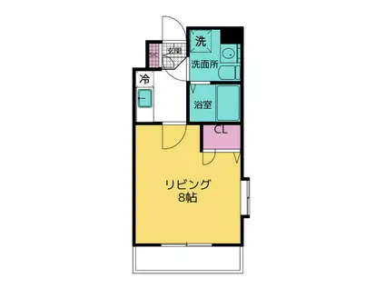 SEC千葉中央(1K/5階)の間取り写真