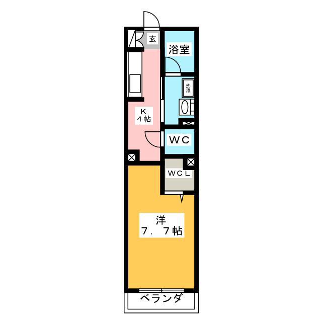 SHA MAISON LE CONFORT(1K/2階)の間取り写真