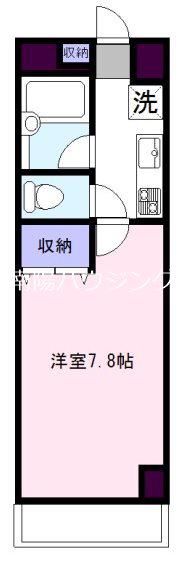 フジビル(1K/3階)の間取り写真