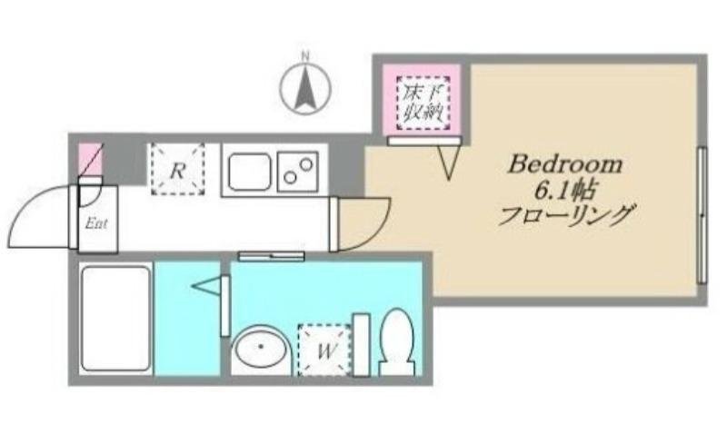 PREMIERE(1K/1階)の間取り写真